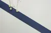 Fita de gorgurão 2,5cm fita de flor azul Fita caixa de presente fita para embalagem de bolo decoração de laço feito à mão