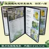 Livro de Menu Transparente A4, Livro de Receitas, Livro de Cartões de Pratos, Couro de Concha, Cada Página, PVC de Folhas Soltas, Vinho de Hotel, Mai Taibao