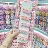 Presilha de pato rosa fofa de desenho animado, famosa na internet, presilha lateral para meninas doces, grampo de cabelo para franja de estudantes
