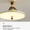 Luminária de teto para quarto EYPHI/Yifei Memphis, luz aconchegante para quarto de criança, luz para quarto principal na cor dopamina