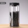 Frascos de Almacenamiento Sellados de Vidrio de Borosilicato Seleccionados Cuidadosamente, Frascos de Cocina para Granos y Dulces, Frascos de Almacenamiento al Vacío Tipo Presión