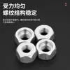 Tuercas Externas Hexagonales de Acero Inoxidable M4/M6/M8/M10 Sujetadores para Tuberías