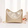 2025 Nova Bolsa da Moda Bolsa Feminina de Luxo de Nicho Bolsa Transversal com Corrente Pequena Fresca Versátil Bolsa de Axila