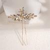 Mai Lang Noiva Casamento Headwear Vidro Grab Diamante U-Formato Cabelo Grampo 3 Grupos de Terno Acessórios Amazon
