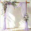 Decoraciones de Cortinas y Telones Transfronterizas para Bodas en el Césped, Montaje de Eventos al Aire Libre, Arcos Colgantes, Telones y Telas Colgantes