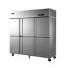 Refrigerador Yindu de dos puertas, cuatro puertas, seis puertas, comercial, vertical, refrigerador de doble temperatura, congelación, alto, de gran capacidad, conservador de frescura, congelador