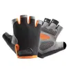 Luvas de Ciclismo Meio Dedo para Homens e Mulheres, Esportes ao Ar Livre, Montanhismo, Absorção de Choque, Silicone Antiderrapante, Malha Respirável, Proteção Solar, Luvas Finas