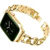 Adequado para Pulseira de Apple Watch Corrente de Jeans de Linha Única Pulseira de Relógio de Metal Iwatch11-1 Geração Se Pulseira em Estoque