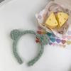 Diadema de Felpa de Oso Estilo Coreano Banda para Lavar el Cabello Desmaquillante Animal Color Sólido Diadema Accesorios Horquilla Accesorios para el Cabello