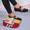 Zapatos Planos de Mujer Talla Grande Estilo Nuevo Escotados Zapatos Perezosos Primavera y Otoño Mary Janes Planos Mocasines Casuales Mujer