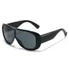 Gafas de Moda de Marco Grande Transfronterizas Nuevas 2026, Gafas de Aviador de Una Pieza Estilo Europeo y Americano, Gafas de Sol Versátiles Estilo Calle para Fiesta Personalizadas