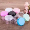 Botella de crema de 20g Botella de PS Botella de crema facial Botella de crema para ojos Botella de burbujas para mascarilla facial Caja de crema