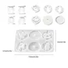 Molde de silicona para resina epoxi de gota de cristal DIY, joyería, horquilla para el cabello, accesorios para el cabello, horquilla hecha a mano, joyería, molde de silicona, producción de personalidad