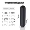 Mini Bala Vibrador Potente Tapón Anal Masajeador 10 Frecuencias Dispositivo de Masturbación Femenina Juguete Sexual Impermeable