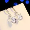 Pendientes de plata de estilo coreano de nueva moda para mujer, largos, de Corea del Sur, versátiles y elegantes, con colgante de estrella, joyería al por mayor
