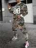 Traje de Sudadera con Cuello Redondo y Pantalón para Hombre Temu Transfronterizo Estampado 3D Moda Hip-Hop al Aire Libre Ropa Deportiva