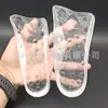 Nova Almofada de Calcanhar com Arco de Favo de Mel Macia Partículas Grandes Massagem Absorção de Choque Suporte para Correção de Pé Chato Silicone Meio Tamanho
