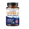 Cápsulas de Óleo de Peixe Ômega-3 Mais Vendidas na Amazon, Tk e Ubuy Transfronteiriças 120 Cápsulas