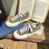 FCS2022 Primavera Nuevo ins Zapatos de lona para shooting callejero estilo coreano para estudiantes femeninas versátiles estilo Yamamoto Hong Kong zapatos blancos F76