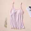 Camisola de Lactação Sutiã sem Marcação Roupa Íntima para Gestantes Sutiã Roupa de Dormir para Mulheres Pós-Parto Amamentação Fina