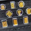 Pegatinas de Teléfono Doradas Personalizadas, Pegatinas de Teléfono de Oro Puro 999, Dios de la Riqueza Logo del Emblema de la Empresa 2Mg, Hecho a Medida Según Tu Imagen