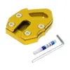 Adequado para Sanyang MAXSYM TL500 TL508 suporte de pé de liga de alumínio modificado para aumentar o suporte lateral do assento suporte lateral apoio de pé