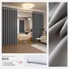 Cortinas Blackout para Sala de Estar sin Taladro con Juego de Instalación para Barra Romana Modelo Nuevo 2025 Parasol Divisor Ventana Saliente de Dormitorio