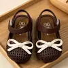 Nuevas Sandalias de Verano 2025 Antideslizantes de Suela Suave para Niñas con Velcro para Niños Mayores y Pequeños, Sandalias de Playa para Bebés