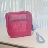Bolsa de tofu de color transfronterizo de comercio exterior, bolsa de almacenamiento de cosméticos de malla ultraligera, bolsa de lavado de malla de dopamina de gran capacidad