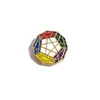 Serie de Cubos de Rubik Creativos de Venta Caliente Transfronteriza Broche de Succión Magnética Insignia de Bolso Accesorios Colgantes de Metal Lindos de Moda para Mujer