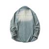 Beijie Moda Masculina Marca de Moda Americana Outono 2025 Novo Camisa Jeans Lavada com Manchas Camisa Masculina Jaqueta Retrô
