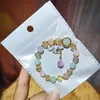 Libro Caperucita Roja Mismo Estilo Estudiante Pulsera de Glaseado de Palomitas de Maíz Hecha a Mano con Cuentas Dibujos Animados Cristal Pulsera Infantil Venta al por Mayor Cajas de Regalo