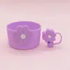 Cubierta Popular Transfronteriza de Silicona para Taza Térmica Tapa Inferior de Silicona para Vaso de Agua Stanley Cubierta Protectora de Silicona con Lazo Venta al por mayor en stock