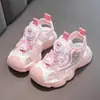 Sandalias Deportivas para Niños 2026 Primavera/Verano Nuevo Estilo Malla Transpirable Anti-patada Estudiante Niñas Moda Versátiles Sandalias
