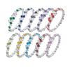 Pulsera para Mujer Moda Europea y Americana Ins Pulsera Nicho Transfronteriza Joyería Pulsera de Acero Inoxidable para Mujer Circonita de Color Diamante Completo Apertura