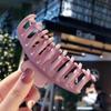 Dulce color mate agarres maquillaje baño cabello tarjeta para rascar Red para el cabello clip de cabeza grande accesorios para el cabello coreanos mujer