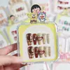 Unhas Usáveis Desenho Animado Infantil Estilo Ano Novo 2025 Manicure Curta para Meninas Doce Estilo Estudante Fofo Peças de Unhas Usáveis