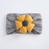 Diadema Infantil INS Europea y Americana Flor de Nylon de Dibujos Animados Lindos Tocado de Bebé Diadema que No Cubre la Fontanela Accesorios para el Cabello