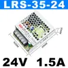 Fonte de Alimentação Chaveada Mingwei LRS 24V 12V 5V Transformador AC220 para Corrente Direta DC 35/50/100/150/350W