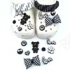 Sapatos de caverna DIY acessórios decorativos flor de sapato tira para sapatos femininos joia de urso fivela de sapato removível conjunto de acessórios para atacado