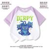 2025 Novas Blusas Desenho Kpop Caçador de Bruxas Grupo Periférico Roupas de Verão Crianças Manga Curta Algodão Puro Verão Meia-Manga