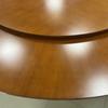 Mesa de Comedor de Madera Inclinada con Elevación Eléctrica, Muebles de Comedor de Madera Maciza, Sillas de Comedor Foshan, Mesa Redonda de Hotel, Mesa de Comedor Giratoria Grande de Madera Maciza Completa