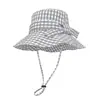 Sombrero de Sol Ligero con Protección Solar y Lazo, Sombrero de Sol Versátil, Sombrero de Sol para Exteriores, Sombrero de Pescador de Verano para Mujer, Adulto