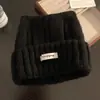 Nuevo Sombrero de Orejas de Gato para Mujer en Otoño e Invierno Estilo Coreano Lindo Cálido Protección para Orejas Cara Pequeña Tejido de Lana Frío Sombrero Venta al por Mayor