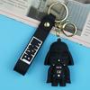 Chaveiro Guerreiro Star Wars Branco e Preto Transfronteiriço Pvc Casal Bolsa Requintado Pingente Chaveiro de Carro