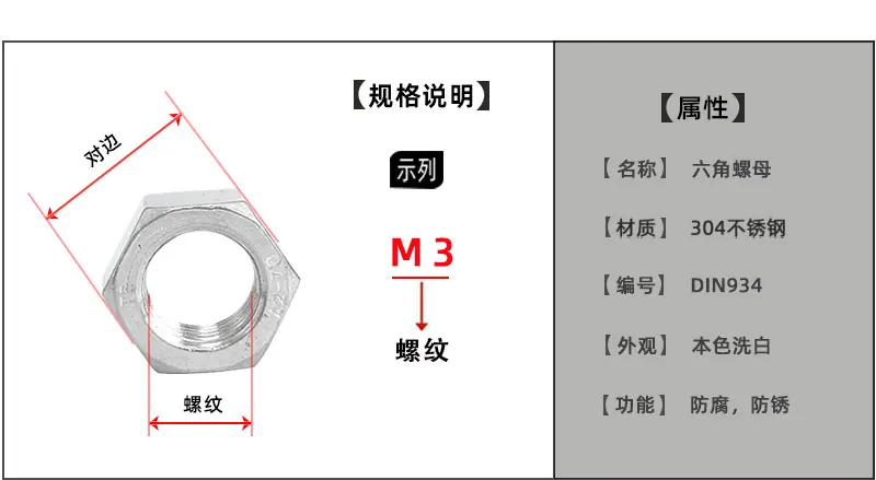 六角螺母