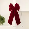 Adorno Colgante de Lazo Navideño de Amazon Decoración de Árbol de Navidad de Tela Diseño de Escena Navideña Lazo