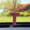 Colgante para Coche con Forma de Oso de Amor de Arcilla Amazon Transfronterizo, Colgante para Interior de Coche, Colgante de Letra de Alta Gama para Mujeres