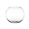 Vaso Redondo de Vidro Transparente Moderno Simples Micro Paisagismo Aquário Peixes Utensílios Enfeites Decorativos