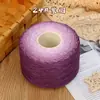 Fio de algodão mercerizado degradê em formato de bolo, fio de oito cabos tecelado à mão, multicolorido, não forma bolinhas, respirável para manta e xale